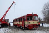 29.01.2010 - Kolín: odstraňování následků nehody na přejezdu © Josef Gargula