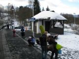 27.02.2010 - Železná Ruda centrum: 754.006-5 opouští zastávku na mostě (foto z R 962) © PhDr. Zbyněk Zlinský