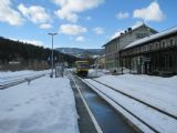 27.02.2010 - Železná Ruda-Alžbětín: souprava VT 19 + VT 23 Regentalbahn odjíždí jako RB 32420/Os 7575 Plattling - Špičák © PhDr. Zbyněk Zlinský