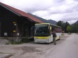 6.9.2009 Odstavený ''Postbus'' před nádražím Grünau im Almtal © Aleš Svoboda