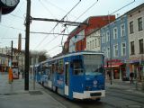 Tramvaj T6 s vlekem na náměstí Doberaner Platz, 19.1.2007 © Tomáš Kraus