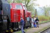 Rýchla kontrola vlaku. Chrenovec. 15. 4. 2010 © Ivan Wlachovský