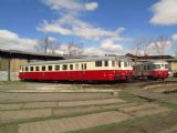 Po dojezdu zůstaly ve výtopně Zdice na výstavě MV M 262.124 a 180, 4.4.2010, © Jan Kubeš