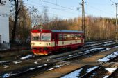 07.03.2010 - nádraží Olbramovice: 810.184 © Jiří Řechka