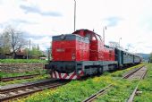 Narodeninový vlak v čele s T 466.0254 v Spišskej Belej, © Ivan Wlachovský
