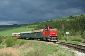 Narodeninový vlak v čele s T 466.0254 dorazil na odbočku pri Spišskej Belej, © Ing. Igor Molnár