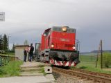 Narodeniný vlak na zastávke Strážky zast., © Bc. Jozef Gulík