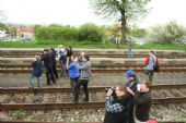 Fotografi fotiaci vlak stojaci v žst. Kežmarok, © Ing. Igor Molnár