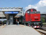 DOPLNENÉ: Narodeninový vlak v žst. Poprad-Tatry pripravený na odchod, © štb