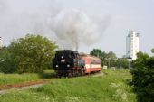 22.5.2010 - Kroměříž, odjezd parního vlaku směr Zborovice © Petr Borženský