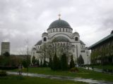 Bělehrad, nedostavěný chrám sv. Sava, největší pravoslavný chrám na světě, 14.4.2010 © Jiří Mazal