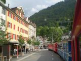 29.05.2010 – Chur: RE č. 1457 v uliciach Chura, hlavného mesta kantónu Graubünden © Ivan Schuller