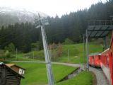 31.05.2010 – Dieni: mimoúrovňové /križovanie/ vlaku a lanovej dráhy na Milez v obci Dieni © Ivan Schuller