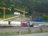 31.05.2010 – Erstfeld: výstavba nového Gotthard Basiského tunela, severný portál medzi Erstfeldom a Altdorfom © Ivan Schuller