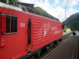 02.06.2010 – St. Niklaus: rušeň spoločnosti MGB v čele vlaku Glacier Express č. 902 do stanice Davos Platz © Ivan Schuller