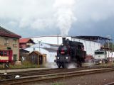 30.08.2003 - Trutnov hl.n.: 423.009 se připravuje na oslavy 95. výročí trati Trutnov - Teplice n.M. © PhDr. Zbyněk Zlinský