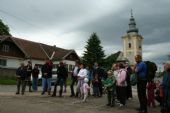 Výklad kronikára obce PaedDr. Sajenka, Slavošovce, 26.6. 2010, © Ing. Igor Molnár