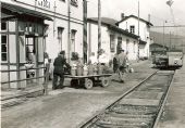 Dobová fotografie žst.Čadca © archív přednosty Stanislava Králika