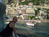 02.08.2010 – Positano: malebné mestečko Positano z lode Uragano 90 © Ivan Schuller