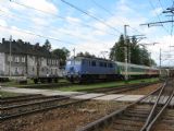 29.08.2010 - Chabówka: EU07-134 přijíždí v čele vlaku TLK 33410 Zakopane - Kraków Główny © PhDr. Zbyněk Zlinský