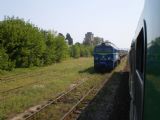 Sergej řady ST 44 PKP-Cargo čeká na odjezd s vyrovnávkovým vlakem z Augustówa. 13.8.2010 © Jan Přikryl