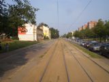 Riga: tramvajová trať na sídliště Jugla u zastávky Tirzas iela. 16.8.2010 © Jan Přikryl