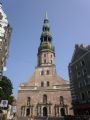 Riga: průčelí kostela sv. Petra. 16.8.2010 © Jiří Mazal