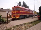 Riga: lokomotiva řady TEP60-1206 SŽD na počátku kolejiště železničního muzea. 18.8.2010 © Jan Přikryl