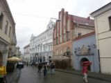 Vilnius: celkový pohled na ulici Aušros vartu gatve na jižním konci historického centra. 19.8.2010 © Jiří Mazal