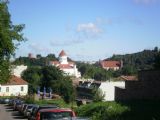 Vilnius: celkový pohled na údolí říčky Vilnii v centru města od bašty. 20.8.2010 © Jiří Mazal