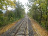 24.10.2010 - úsek Hrádek n.N. - Zittau: trať v péči DB Netz (foto z Os 6208) © PhDr. Zbyněk Zlinský