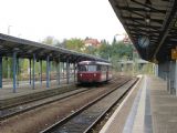 24.10.2010 - Zittau: dvojice VT 58 + VT 52 přijíždí jako vlak DPN 83084 Seifhennersdorf - Zittau © PhDr. Zbyněk Zlinský