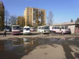 Užhorod, autobusové nádraží, 28.10.2010 © Jiří Mazal