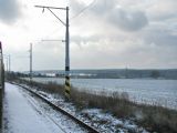 27.11.2010 - Sudoměřice u Bechyně: jedna ze tří kolejí (foto z Os 28410) © PhDr. Zbyněk Zlinský