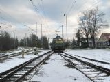 27.11.2010 - Bechyně: souprava 113.002-0 + Bt 21-17 004-2 + BDs 82-40 328-2 přijíždí jako Os 28412 z Tábora © PhDr. Zbyněk Zlinský