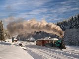 Zimná idyla Vydrovskej doliny s parným vlakom, 4. 12. 2010, © Radovan Plevko