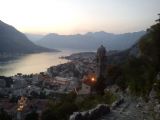 Pohled na Boku Kotorskou a Kotor z pevnosti nad Kotorem. 25.8.2010 © Rastislav Štangl