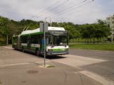 Jediný trolejbus typu Tr 22 v Maďarsku čaká na konečnej linky 9 Makosház. 4.7.2010 © Jan Přikryl