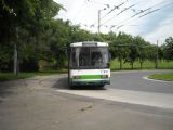 Trolejbus Tr15, původom z Českých Budejovic přijíždí na konečnou stanici Makosház. 4.7.2010 © Peter Žídek