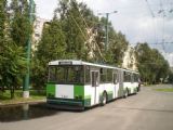 Trolejbus Tr15 ev. č.  T-618 stojí na konečné szegedské linky 9 Lugas utca. 4.7.2010 © Jan Přikryl