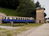 ''Baluer Blitz'' řady 5044.001 ÖBB stojí jako pomník v areálu stanice Semmering. 6.7.2010 © Jan Přikryl