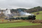 464.202 se zvláštním vlakem v úseku Popov - Bylnice 7.3.2009 © Miroslav Gargulák