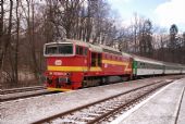 12.02.2011 - Kunčice p.O.: 750.308, Os 3119 vyráží směr Ostrava © Radek Hořínek