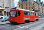 20.08.2010 – Stockholm: tramvaj z Osla, historická linka č.7B © Lukáš Uhlíř