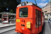 20.08.2010 – Stockholm: tramvaj z Osla, historická linka č.7B © Lukáš Uhlíř