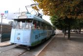 20.08.2010 – Stockholm: tramvaj z Göteborgu, historická linka 7B © Lukáš Uhlíř