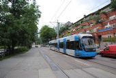 20.08.2010 – Stockholm: Tvärbanan, uliční část © Lukáš Uhlíř