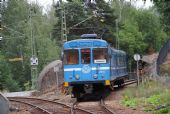 20.08.2010 – Stockholm: Saltsjöbanan, odjezd L26 na konečnou Solsidan © Lukáš Uhlíř