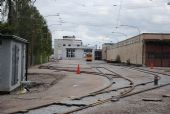 21.08.2010 – Norrköping: pohled do vozovny směrem k mycímu stroji © Lukáš Uhlíř