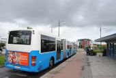 24.08.2010 – Göteborg: dvoukloubový autobus na „metrolinkách“ © Lukáš Uhlíř